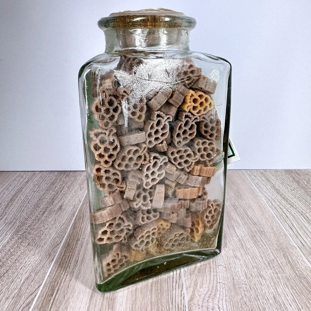 Vintage Grapes Pasta Decorative Kitchen Jar Novelty Pasta‎ Food Decor